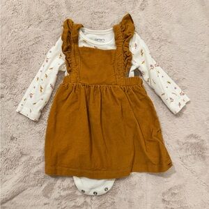 Carter's Baby Girl Fall Outfit Size 6 Months